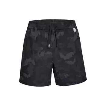 Under Armour Camouflage Print Drawstring Loose Fit Straight Leg Sports Shorts Men shorts Black 1324223-001 L