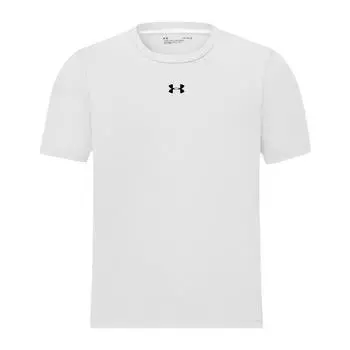 Under Armour Casual Breathable Quick-Dry Loose Round Neck Short Sleeve T-Shirt Unisex Tops White 25500505-100 XS