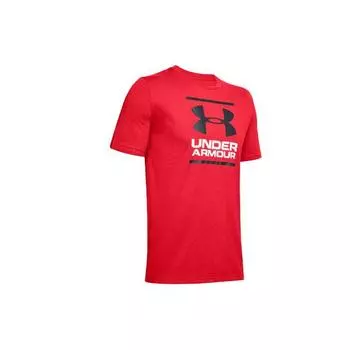 Under Armour Casual Round Neck Sports Breathable Straight T-Shirt Men Tops Red 1326849-602 XL