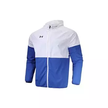 Under Armour Casual Sports Breathable Color Block Knit Jacket Men Jacket Royal-Blue 22500404-400 XL