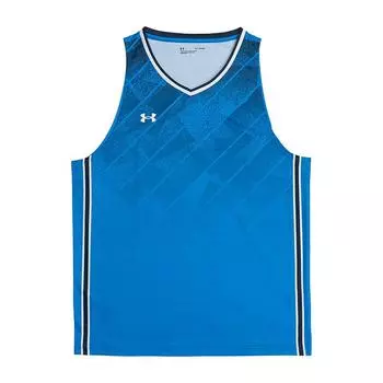Under Armour Casual Sports Fashion Trend Basketball Knit Vest Men tops Blue 25500122-787 3XL