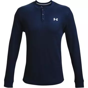 Under Armour Casual Training Retro Football Sports Long Sleeve T-Shirt Men Tops Dark-Blue 1302356-408 XXL