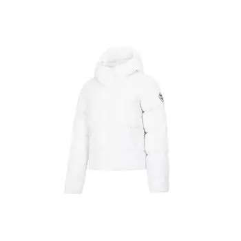 Under Armour Cgi пуховик с сплошным логотипом и принтом, спортивная повседневная куртка с капюшоном, женские куртки, белая 1375442-100 XL