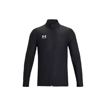 Under Armour Challenger однотонная мужская куртка с воротником-стойкой на молнии, черная 1379494-001 XL