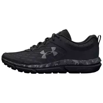 Under Armour Charged Assert 10 черные камуфляжные мужские кроссовки Pitch-Grey 3027036-001 42