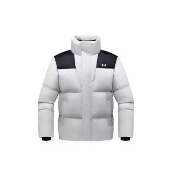 Under Armour Climbing Series Warm Windproof Cold Resistant Soft Puffer Jacket Men jackets Light-Gray 14411143-0045 S