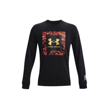 Under Armour Cny Rival New Year Series флисовый теплый пуловер спортивный свитшот мужской свитшот черный 1366426-001 XXXL
