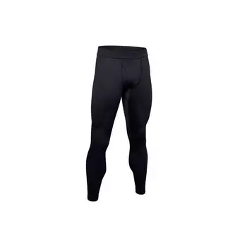 Under Armour ColdGear® Base 3.0 Бег Тренировки Фитнес Длинные штаны Мужские низы Черный 1343246-001 L