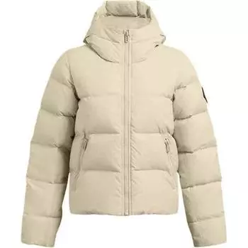 Under Armour ColdGear Инфракрасный капюшон Удобная стильная куртка с длинным рукавом Пуховик Женские куртки Бежевый 1378861-280 S