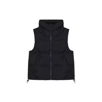 Under Armour ColdGear® Инфракрасный однотонный спортивный жилет с воротником-стойкой, женские жилеты, черный цвет 1381660-001 XS