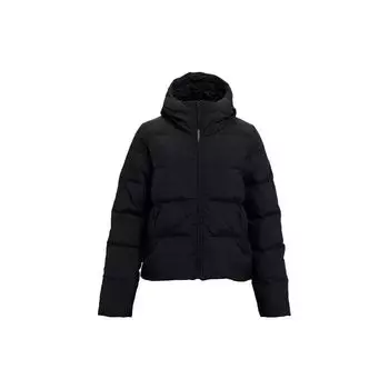 Under Armour ColdGear Инфракрасный тренировочный пуховик с капюшоном Женская верхняя одежда Черный 1365811-001 XL