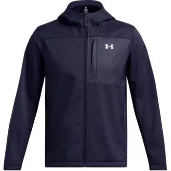 Under Armour Coldgear Storm Training Series Hooded Comfortable Stylish Zip Long Sleeve Jacket Men jackets Navy-Blue 1371587-410 XL