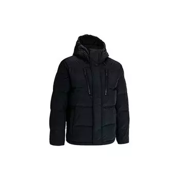 Under Armour ColdGear Training Спортивная водонепроницаемая пуховая куртка с капюшоном Мужские куртки Черные 1369372-001 XXL