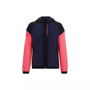 Under Armour Color Block Повседневная флисовая куртка с капюшоном Женская куртка Storm-Purple 1365773-410 M