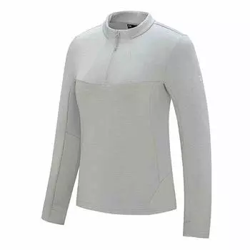 Under Armour Comfortable Casual Moisture-Wicking Long Sleeve T-Shirt Women Tops Light-Gray 14421165-0045 XS