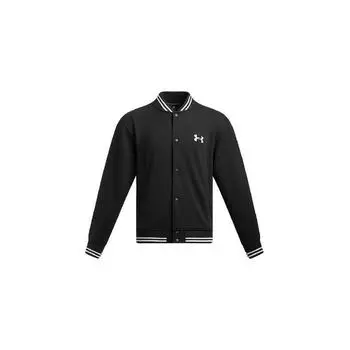 Under Armour Comfortable Minimalist Logo Print Long Sleeve Jacket Unisex Jacket Black 1389368-001 XL