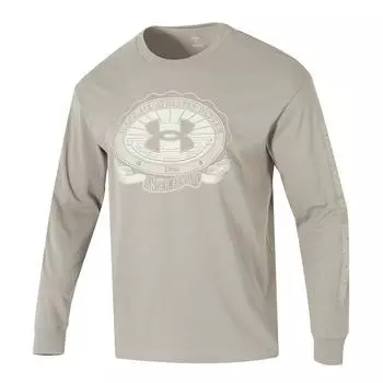 Under Armour Comfortable Outdoor Fitness Running Training Casual Hoodie Men hoodies Khaki 1390251-203 2XL