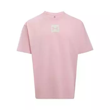 Under Armour Comfortable Soft Skin-Friendly Fashion Solid Color Breathable T-Shirt Men Tops Pink 1386803-647 S