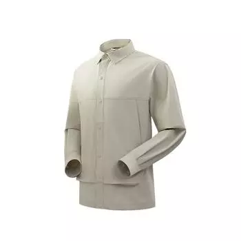 Under Armour Comfortable Versatile Soft Fashion Long Sleeve Shirt Unisex shirts Off-White 15133216-0111 S