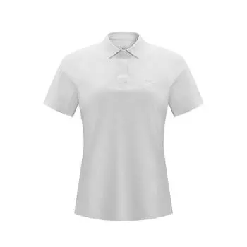 Under Armour Commuter Series Quick-Dry Breathable Simple Short Sleeve Polo Shirt Women tops Optical-White 15227225-0107 M