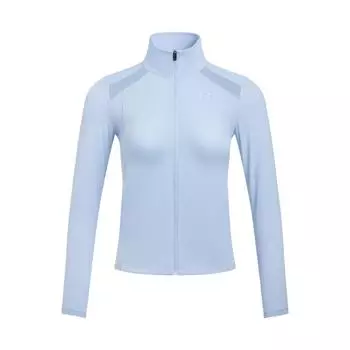 Under Armour Cool Mesh Fashion Comfortable Trendy Simple Solid Color Jacket Women Jacket Light-Blue 6007554-539 S