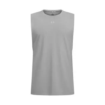 Under Armour Cool Mesh Loose Round Neck Versatile Sleeveless Vest Men tops Modern-Gray 6007548-011 M