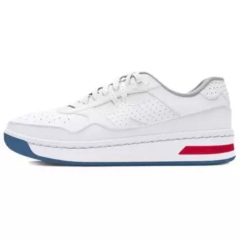 Under Armour Court 96 белые синие красные женские кроссовки 3028637-100 36.5