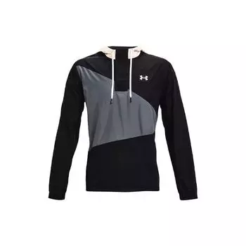 Under Armour Crest Anorak Casual Woven Color Block Training Jacket Men Jackets Black 1361614-001 XXL