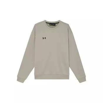 Under Armour Crew Neck Pullover Sports Long Sleeve Fleece Sweatshirt Unisex sweatshirt Brown 24600305-203 M