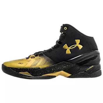 Under Armour Curry 2 Unanimous 2023 Мужские кроссовки Золотые Черные Металлические-Золотые 3026283-001 43