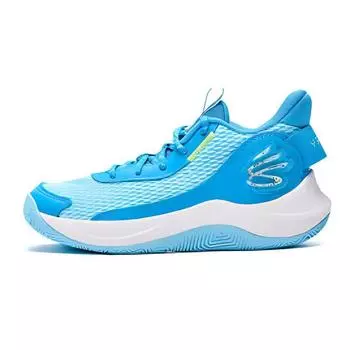 Under Armour Curry 3Z7 Capri Sky Blue Мужские кроссовки High-Vis-Yellow 3026622-401 40
