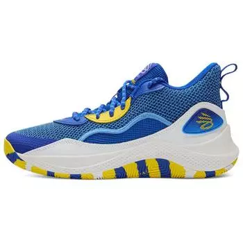 Under Armour Curry 3Zer0 24 Warriors Unisex Sneakers Blue Team-Royal White 3027626-400 40