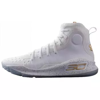 Under Armour Кроссовки унисекс Curry 4 Retro White Gold 2024 Lemon-Ice Metallic-Gold 1298306-111 46