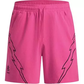 Under Armour Curry China Tour Series Sports Basketball Simple Soft Comfortable Breathable Casual Shorts Men shorts Deep-Purple 6001843-652 XS