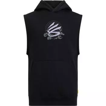 Under Armour Curry China Tour Series Training Breathable Hooded Sleeveless Vest Men Vests Black 6001841-001 L