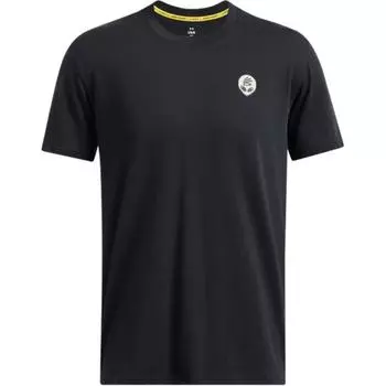 Under Armour Curry Series Basketball Crew Neck Short Sleeve T-Shirt Men Tops Black 1387663-001 L