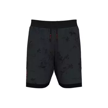 Under Armour Curry X Bruce Lee Collaboration SS24 Весенняя коллекция Fire Element Pattern Printed Mesh Повседневные баскетбольные шорты мужские шорты 1385305-016 XL