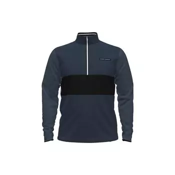 Under Armour Цветной блок с воротником-стойкой, приталенный свитшот с длинным рукавом, мужской свитшот, темно-синий 1379723-044 L