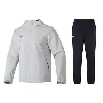 Under Armour Цветные блоки свободный крой толстовка и прямые брюки повседневный спортивный комплект мужские комплекты 23600401-009+23600701-013 L