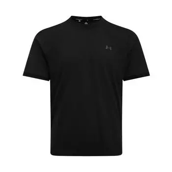 Under Armour Drive Chill Golf Sports Series Simple Fashion Comfortable Breathable Short Sleeve T-Shirt Men Tops Black 1389598-001 L