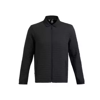 Under Armour Drive Goin Under Solid Color Full Zip Jacket Men Jacket Black 1387134-001 M