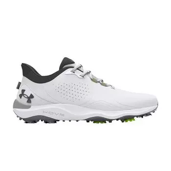 Under Armour Drive Pro Golf Wide белые металлические мужские кроссовки Gun Metal 3026919-100 40