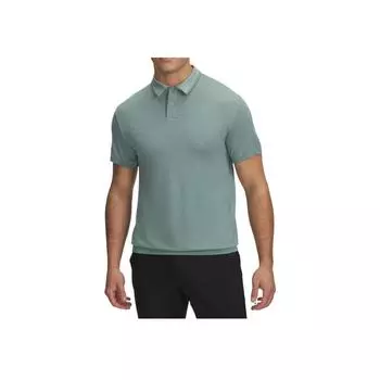 Under Armour Drive Pro Seamless Comfortable Soft Skin-Friendly Fashion Solid Color Short Sleeve Polo Shirt Men Polo Shirts Green 1388755-348 L