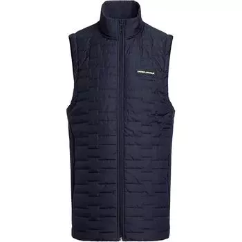 Under Armour Drive Pro Zip Collar Solid Vest Men Vests Navy-Blue 1385830-410 M