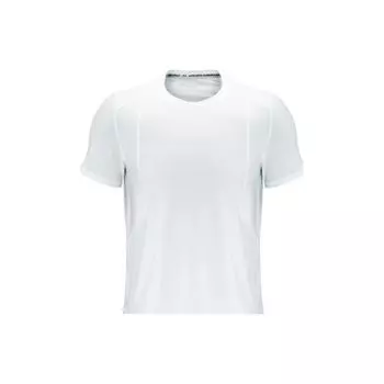 Under Armour Дышащая футболка для бега с круглым вырезом и коротким рукавом, мужская белая 1370338-100 XL