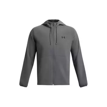 Under Armour Дышащая куртка с длинным рукавом и логотипом, мужские куртки, серая 1377171-012 S