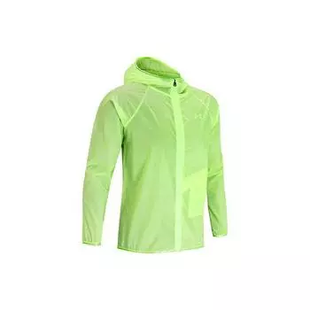 Under Armour Дышащая куртка с капюшоном Qualifier Running Мужские куртки Зеленая 1326597-162 L
