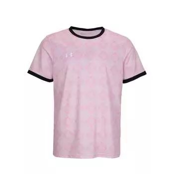 Under Armour Дышащая Повседневная Быстросохнущая Футболка с Коротким Рукавом Унисекс Топы Розовая 25500517-647 2XL