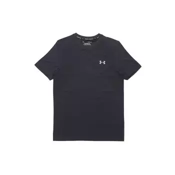 Under Armour Дышащая прямая футболка с круглым вырезом для мужчин, черная 1351449-001 XL