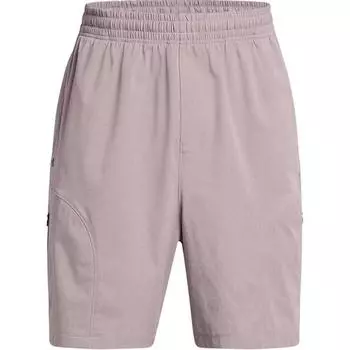 Under Armour Дышащие тканые повседневные шорты для активного отдыха, мужские шорты светло-фиолетового цвета 1385514-015 M